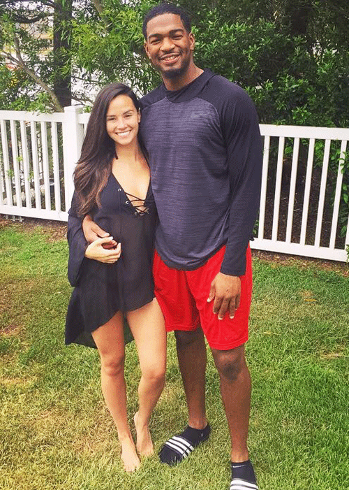 Jacoby Brissett with girlfriend 