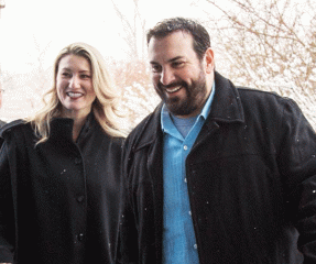 Matt Patricia with his wife Raina Patricia (1)